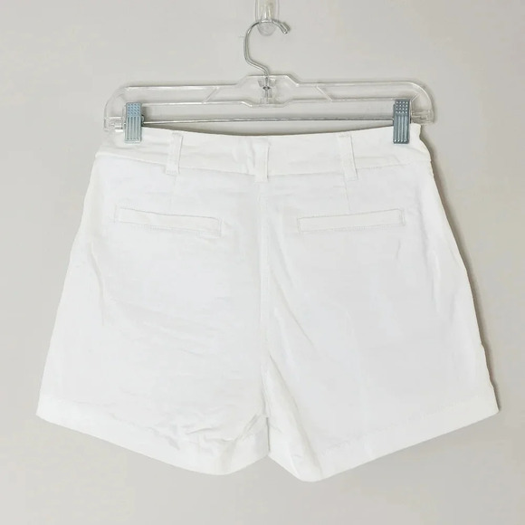 J. Crew White 4" Stretch Chino Shorts 00 - Picture 3 of 8